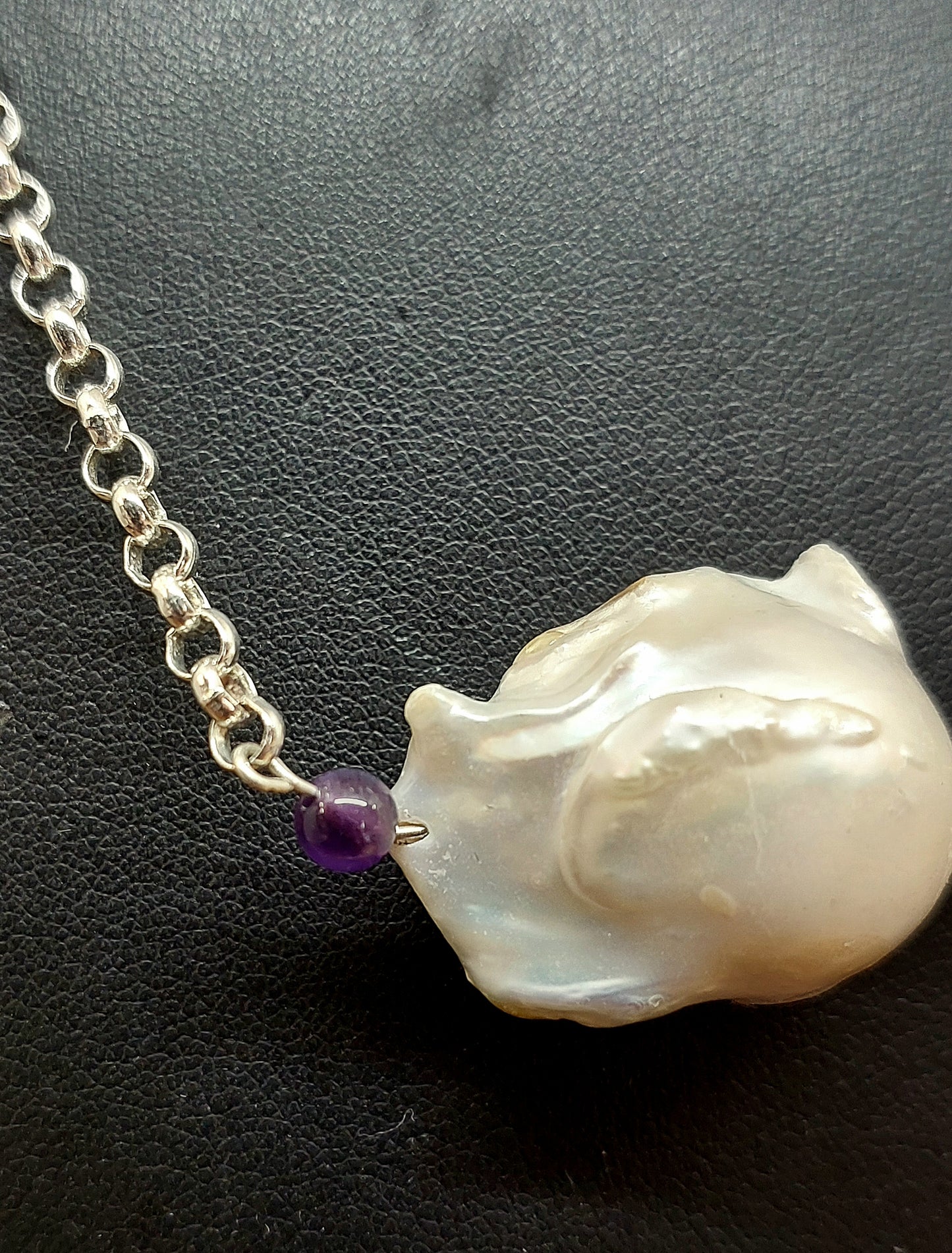 Single Baroque Pearl Necklace